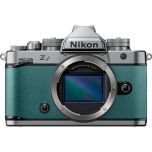 Nikon Z f Mirrorless Full Frame Camera Silver Body - Teal Blue